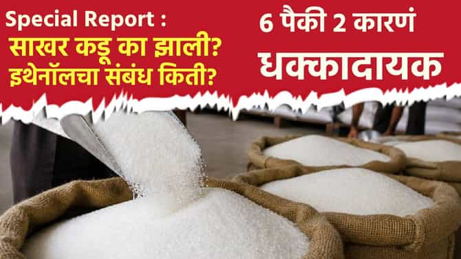 Special Report : साखर कडू का झाली? इथेनॉलचा संबंध किती? सहा कारणांपैकी दोन कारणं धक्कादायक