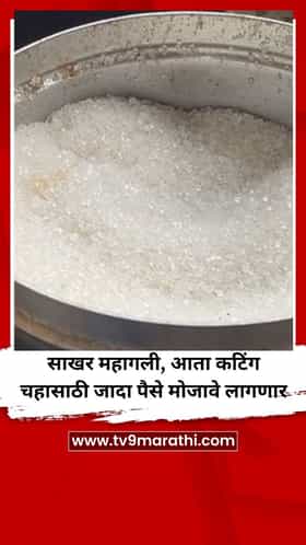 साखर महागली; कटिंग चहासाठी जादा पैसे मोजावे लागणार