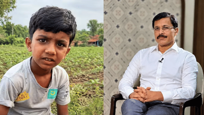 Tukaram Mundhe: मुंढेसाहेब जरा लक्ष द्या, त्या बायका मिसरी लावतात अन् गावभर... चिुमकल्याचा तुकाराम मुंढेसाठी खास व्हिडिओ