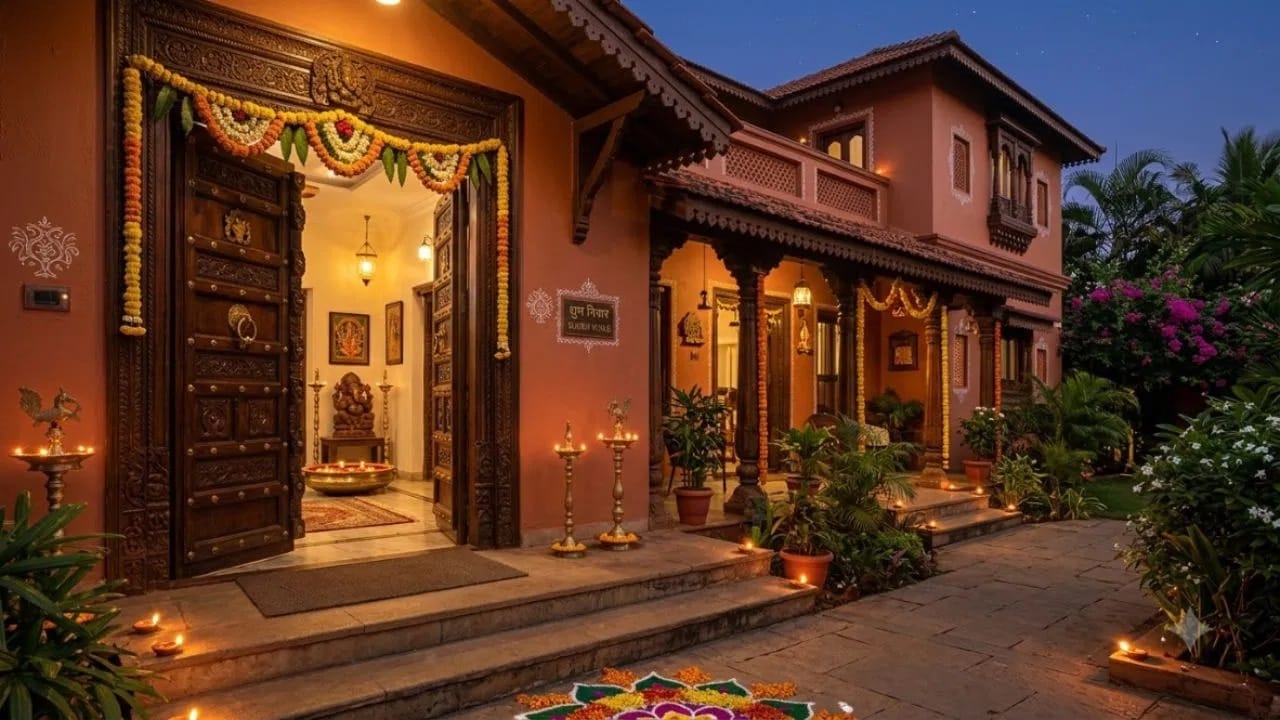 वास्तुशास्त्रानुसार, घराचा मुख्य दरवाजा केवळ येण्या-जाण्याचा मार्ग नसून, घरात ऊर्जा प्रवेश करण्याचा तो मुख्य मार्ग मानला जातो. जर हे स्थान योग्य आणि नियमांनुसार असेल, तर घरात सकारात्मक ऊर्जा येते, ज्यामुळे कुटुंबात आरोग्य आणि मनःशांती टिकून राहते.