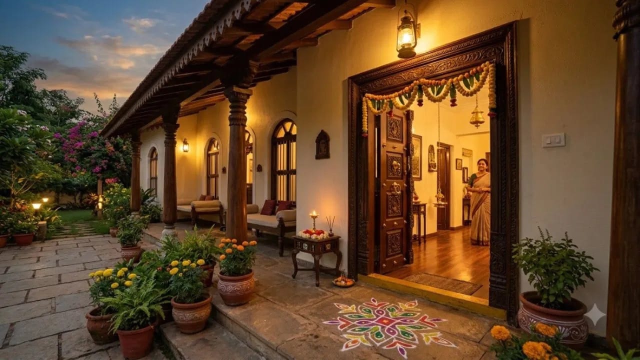 धार्मिक मान्यतेनुसार, संध्याकाळ ही घरात आनंद आणि समृद्धीची वेळ असते आणि देवी लक्ष्मीच्या आगमनाची वेळ असते. या वेळी मुख्य दरवाजा बंद ठेवल्याने शुभ ऊर्जा आणि आशीर्वादांच्या प्रवाहात अडथळा येऊ शकतो. त्यामुळे, संध्याकाळी काही काळासाठी दरवाजा उघडा ठेवणे खूप फायदेशीर मानले जाते.
