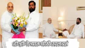 मोठी बातमी! अमित शाह आणि एकनाथ शिंदे यांचा एकत्रित प्रवास, दोन्ही नेत्यात मोठी खलबतं, अपडेट काय?
