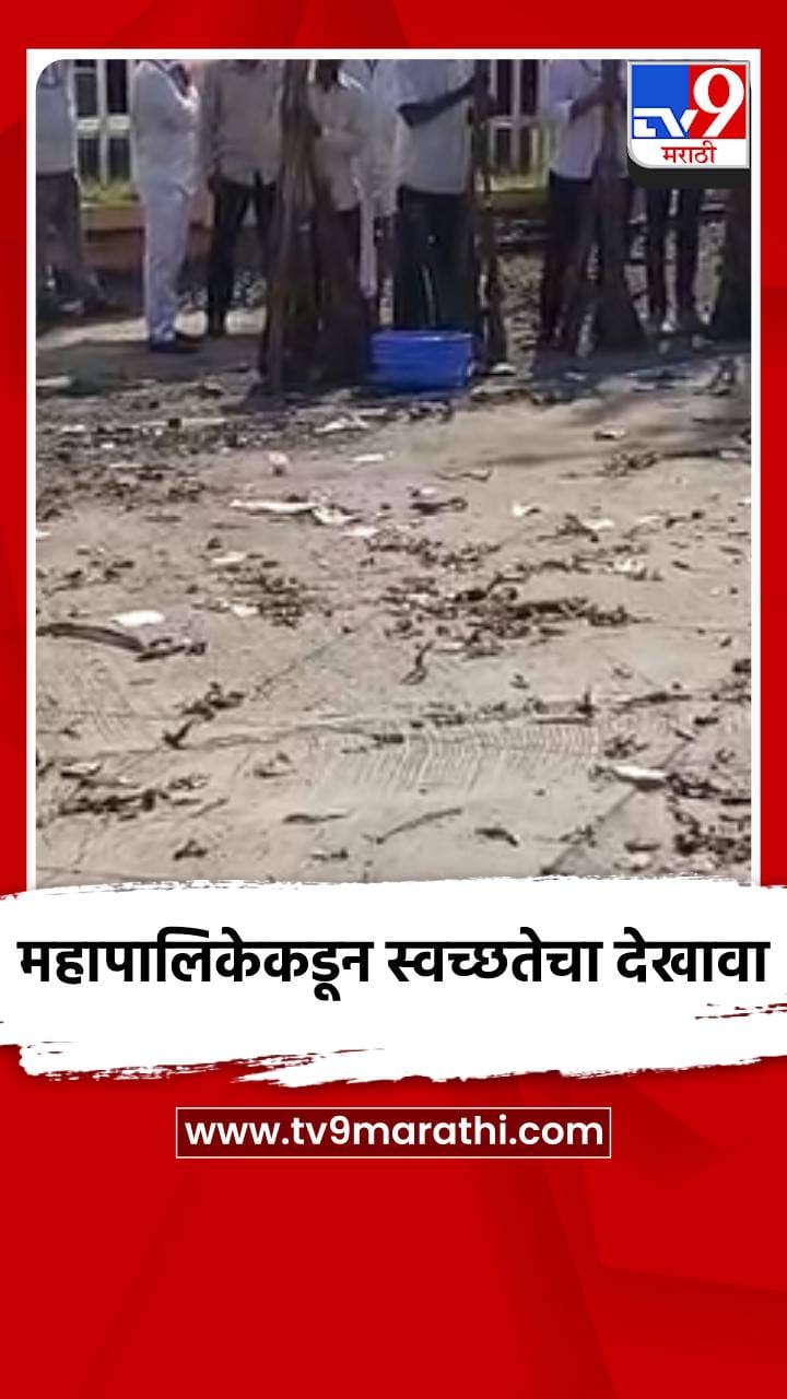 महापालिकेकडून स्वच्छतेचा देखावा-1758338