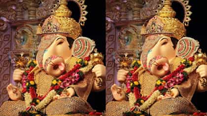 दगडूशेठ गणपती विसर्जनासाठी वक्रतुंड रथ सज्ज.