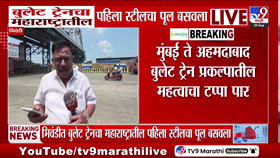 महाराष्ट्रात बुलेट ट्रेन प्रकल्पाचा महत्त्वाचा टप्पा, पहिला स्टील पूल उभारला