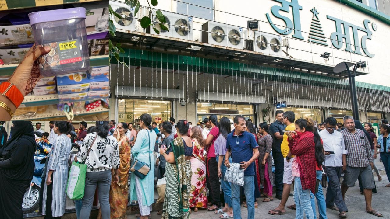 किराणा मालावरही बंपर ऑफर डिमार्टकडून दिल्या जात आहेत. एका वर एक फ्री वस्तू मिळत आहेत. त्यामुळे ग्राहकांची मोठी गर्दी डिमार्टमध्ये बघायला मिळतंय.