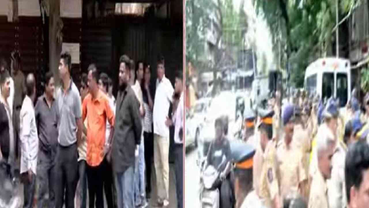 BJP vs MNS : भाजप VS मनसे, दादरमध्ये वातावरण तापलं, तेल लावलेले बांबू आहेत, तयारच आहोत आम्ही, मनसेचा इशारा BJP vs MNS : भाजप VS मनसे, दादरमध्ये वातावरण तापलं, तेल लावलेले बांबू आहेत, तयारच आहोत आम्ही, मनसेचा इशारा