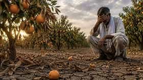 Dry Drought | दुष्काळाची दाहकता संत्रा पिकाला मोठा फटका; शेतकऱ्यांवर मोठं संकट