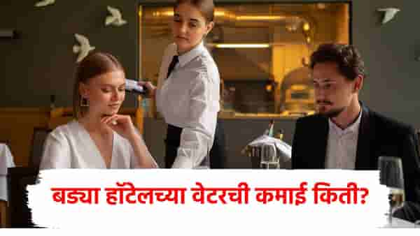 बड्या हॉटेलच्या वेटरची टीपमधूनच छप्परफाड कमाई, कमावतात किती?