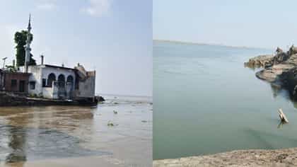 नेपाळमधून आलेल्या पाण्याने हाहाकार, मंदिर, मस्जिद आणि गावे पाण्याखाली.