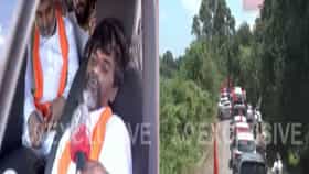 Manoj Jarange Patil : अंगात त्राण नाही, अशक्तपणा अशा अवस्थेत मुंबईला निघालेले मनोज जरांगे म्हणाले, मी मेलो तर त्याला एकच माणूस जबाबदार