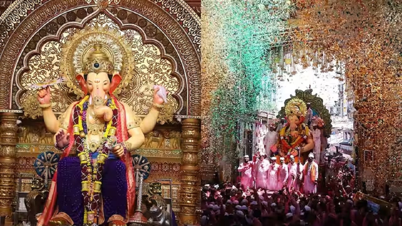 मुंबईच्या लालबागच्या राजाच्या चरणी भक्तांचा ओघ लागला आहे. तिसऱ्या दिवशी लालबागच्या चरणी 53 लाख रुपयांचे दान झाले आहे. तर सोन्याबद्दल सांगायचं झालं तर, 32 किलो सोनं लालबागच्या चरणी भक्तांनी अर्पण केलं आहे.