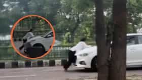Lucknow news : तरुणीला कारने धडक, बोनेटवर लटकवत नेलं; लखनऊतील घटनेने खळबळ