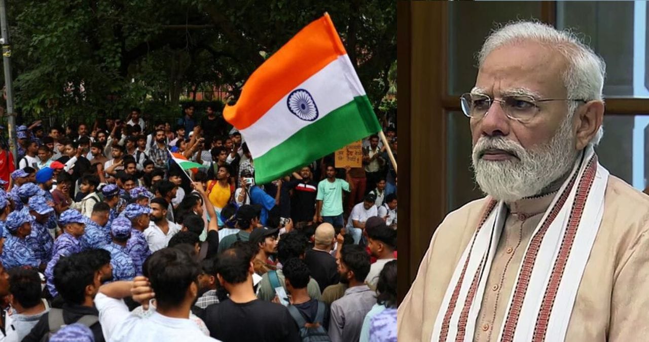 कॉक्रोच जनता पार्टीसमोर मोदी सरकारने गुडघे टेकले; माजी पोलीस अधिकारी भडकला, केली धक्कादायक मागणी कॉक्रोच जनता पार्टीसमोर मोदी सरकारने गुडघे टेकले; माजी पोलीस अधिकारी भडकला, केली धक्कादायक मागणी
