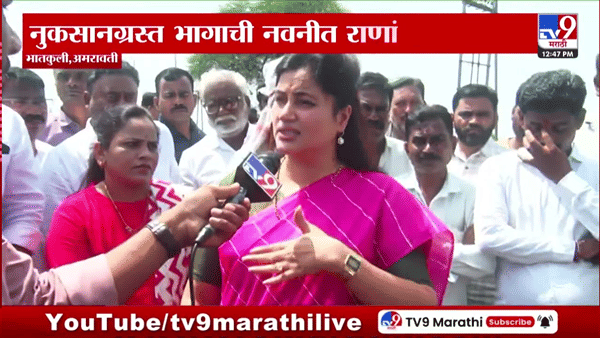 पावसाअभावी शेती उद्ध्वस्त, शेतकऱ्यांची दिवाळी संकटात; नवनीत राणा म्हणाल्या…
