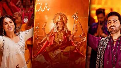 आयुष्मान-शरवरीचा गरबा अन् हिमेशचा आवाज, नवं गाणं चर्चेत.