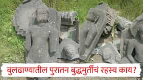 Buldhana Chandol Buddha Statue : बुलढाण्यात सापडले पुरातन बुद्धमूर्तीचे अवशेष, थेट 'अशोक सम्राट'शी कनेक्शन? नवा इतिहास उलगडणार