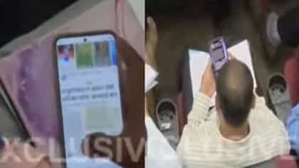 धक्कादायक प्रकार दुष्काळ आढावा बैठकीत अधिकारी मोबाईलमध्ये व्यस्त.
