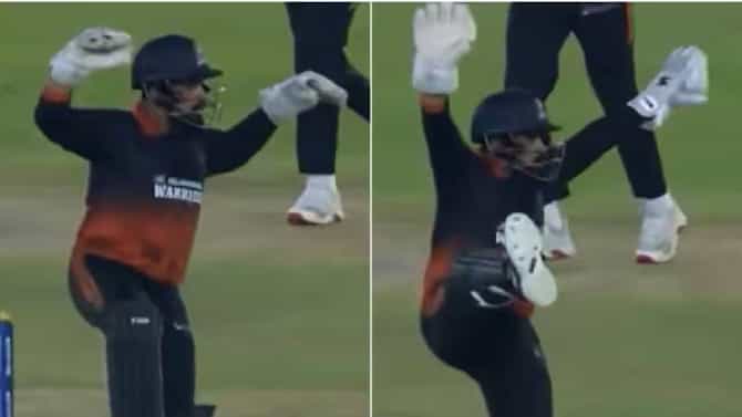 शेवटच्या षटकातील थरार..! कर्णधार प्रभसिमरन सिंहच्या भांगडा नृत्याने जिंकली उपस्थितांची मनं Video