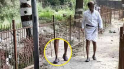 हजारो कोटींचा मालक, पण पायात 200 रुपयांची स्लिपर! सुपरस्टारचा फोटो.