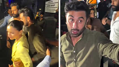 रणबीर कपूरचा पापाराझींवर संताप, आलिया-विकीसमोरच सुनावलं, Video व्हायरल.