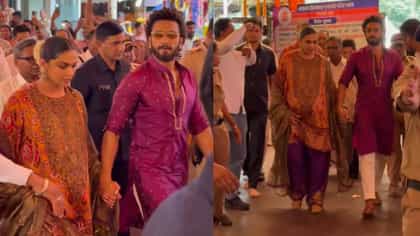 दुसऱ्या बाळाच्या जन्माआधी दीपिका-रणवीर सिद्धिविनायकाच्या चरणी.