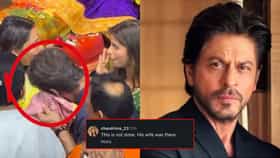 Shah Rukh Khan at Lalbaugcha Raja: हे योग्य नाही, त्याची बायको गौरी तिथेच आहे... लालबागच्या राजाच्या चरणी त्या कृतीमुळे शाहरुख झाला ट्रोल