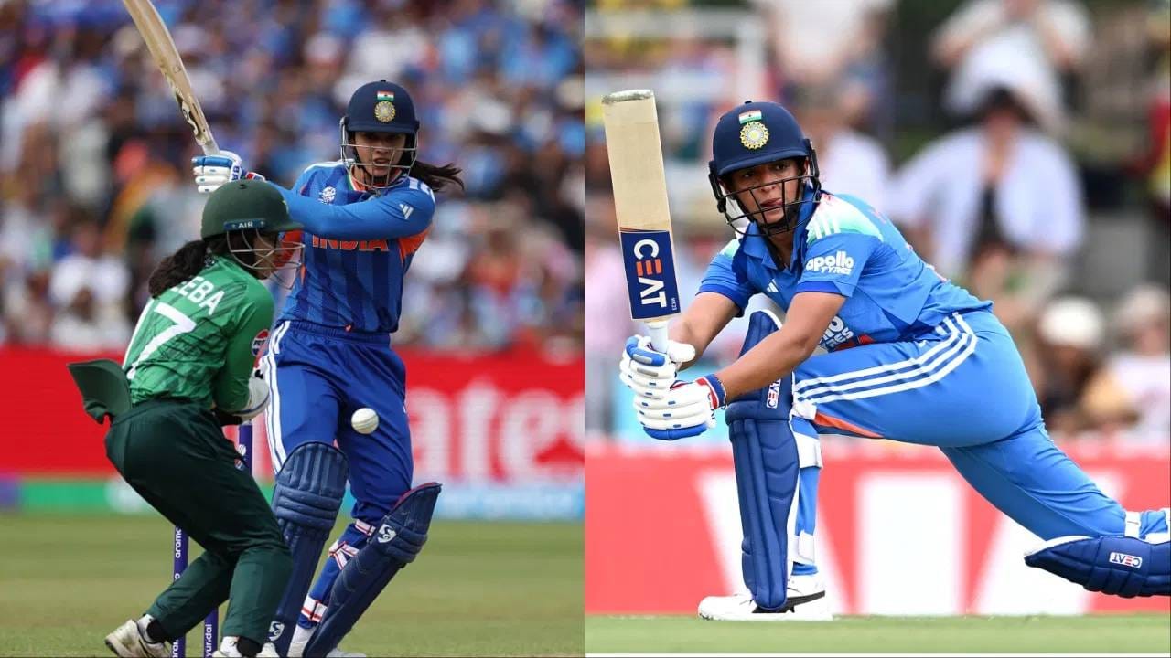 भारत पाकिस्तान यांच्यात खेळलेल्या टी20 आंतरराष्ट्रीय सामन्यात सर्वाधिक धावा करण्याचा मान स्मृती मंधानाला मिळाला आहे. तिने 11 सामन्यात 307 धावा केल्या आहेत. तर हरमनप्रीत कौर तिच्या खालोखाल असून तिने 16 सामन्यात 230 धावा केल्या आहेत. (Photo: PTI/Getty)