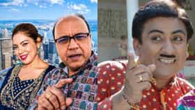 TMKOC: न्यूयॉर्कच्या गगनचुंबी इमारतीवर ‘तारक मेहता’ची टीम; भिडे-बबिता-माधवीचा अंदाज पाहून चाहतेही खुश