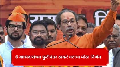 6 खासदारांच्या फुटीनंतर ठाकरे गटाचा मोठा निर्णय, 40 लोकसभा मतदार संघात.