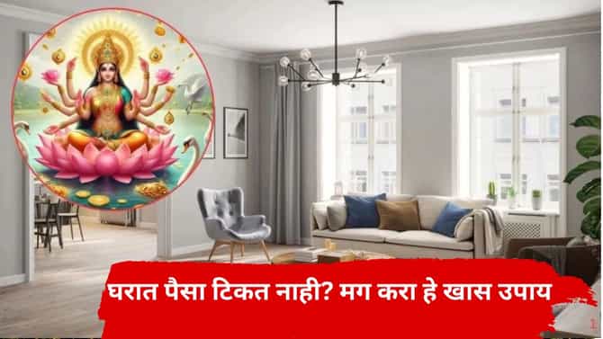 Vastu Shastra : घरात पैसा टिकत नाही? मग शुक्रवारी करा हे खास उपाय, लक्ष्मी मातेच्या आशीर्वादाने होईल धनाचा वर्षाव