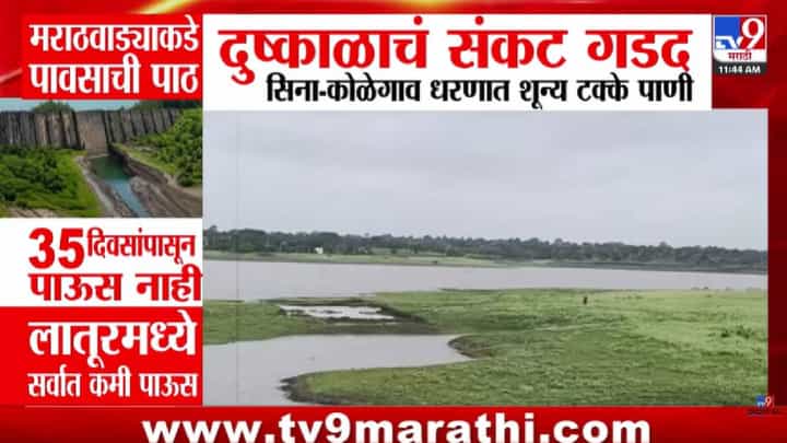 Water Shortage | पाऊस गायब अन् धरणं कोरडी पडू लागली! मराठवाड्यात दुष्काळाचं सावट; शेतकऱ्यांसमोर मोठं संकट Water Shortage | पाऊस गायब अन् धरणं कोरडी पडू लागली! मराठवाड्यात दुष्काळाचं सावट; शेतकऱ्यांसमोर मोठं संकट