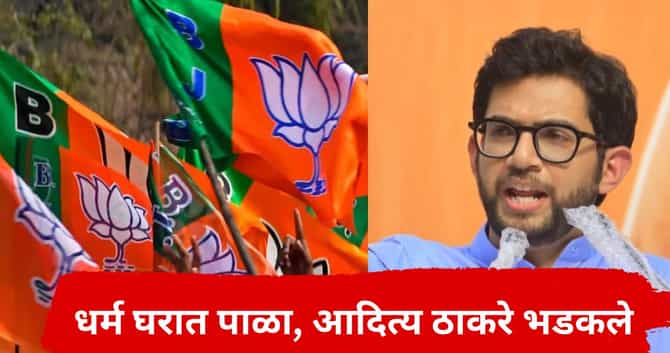 शाळेत कांदा-लसूण खाण्यावर बंदी, आदित्य ठाकरे भडकले; सत्ताधाऱ्यांना कडक शब्दात सुनावले, म्हणाले...