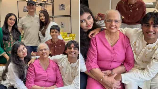 Aaradhya Bachchan: ऐश्वर्यासोबत आजोळी पोहोचली आराध्या, मामेभावांना बांधली राखी; नव्या हेअरस्टाइलने वेधलं लक्ष