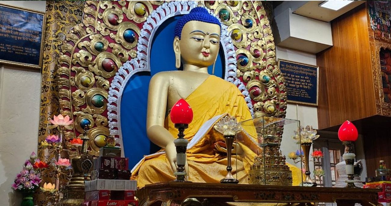 धर्मशाला, हिमाचल प्रदेश  :  धर्मशाला हे हिमालयाच्या कुशीत वसलेलं ठिकाण आहे. या शहरात अनेक बौद्ध मठ आहेत . या भागात तुम्हाला बौद्धांची संस्कृती अनुभवायला मिळते.  या शहरातील शांतमय वातावरण आनंदीमय असते. 