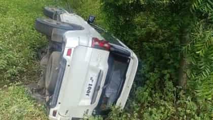 मोठी बातमी! माजी आमदाराच्या गाडीचा भीषण अपघात.
