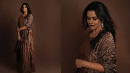नॅशनल क्रश गिरीजा ओकचा 'फिफ्टी शेड्स ऑफ ब्राऊन' अंदाज; चाहते घायाळ.
