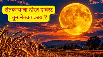 उद्या आभाळात दिसणार हार्वेस्ट मून, काय आहे या हार्वेस्ट मूनचे सिक्रेट.