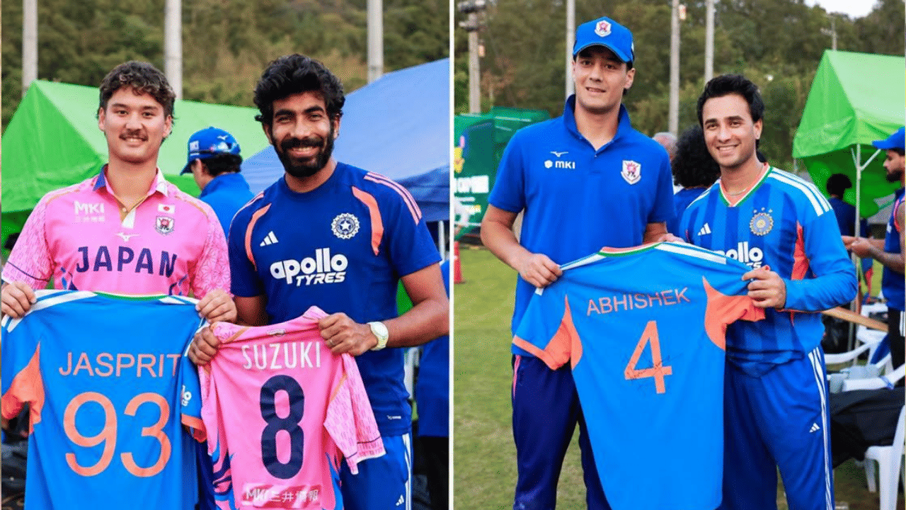 वाईडच्या वादामुळे टीम इंडियाचा विजय झाला असला तरी जपानच्या खेळाडूंच्या एका कृतीची सर्वत्र चर्चा होत आहे. जपानी खेळाडूंनी आपल्या जर्सी टीम इंडियाला दिल्या. यानंतर टीम इंडियानेही त्यांच्या जर्सी जपानच्या खेळाडूंना दिल्या. जपानच्या खेळाडूंनी टीम इंडियाच्या क्रिकेटपटूंसोबत फोटो काढले आणि जर्सीवर ऑटोग्राफही घेतली.