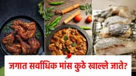 Non Veg : जगात सर्वाधिक मांस कुठे खाल्ले जाते, भारताचा नेमका कितवा क्रमांक?