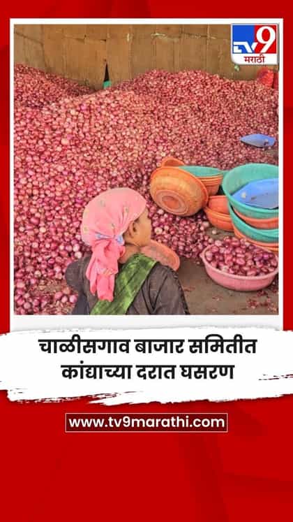 चाळीसगाव बाजार समितीत कांद्याच्या दरात घसरण-1746722
