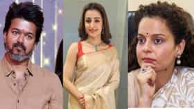 Kangana Ranaut : विजय-तृषा डेटिंगच्या चर्चेत कंगना रानौतची एन्ट्री; भडकून म्हणाल्या..