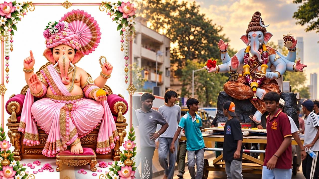 आला रे आला... गणपती आला! संपूर्ण मुंबईला बाप्पाचे वेध, प्रतीक्षा शिगेला! आला रे आला... गणपती आला! संपूर्ण मुंबईला बाप्पाचे वेध, प्रतीक्षा शिगेला!
