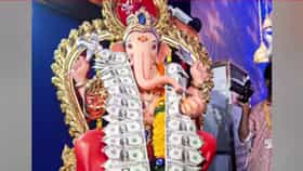 Mumbai Cha Raja | हार चढवला, पण फुलांचा नाही; मुंबईच्या राजाला चक्क 101 अमेरिकन डॉलरचा हार, व्हिडीओ होतोय व्हायरल