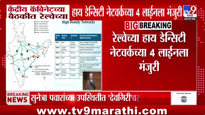 केंद्रीय कॅबिनेटच्या बैठकी सर्वात मोठा निर्णय; देशातील प्रमुख महानगरांना जोडणाऱ्या रेल्वे नेटवर्कला मंजुरी