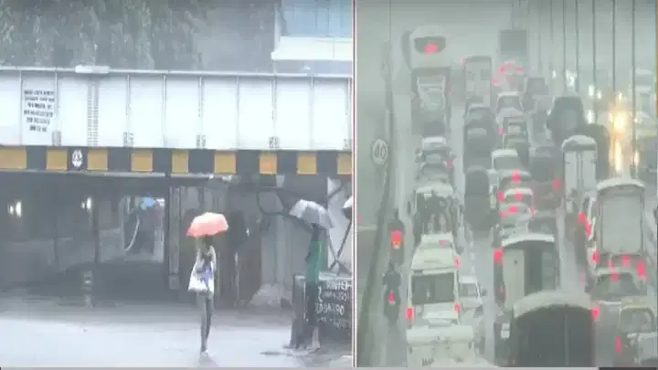 Mumbai Rain: बाप्पाच्या आगमनाआधी पावसाची हजेरी! यलो अलर्टनंतर गणेशभक्तांमध्ये काळजी Mumbai Rain: बाप्पाच्या आगमनाआधी पावसाची हजेरी! यलो अलर्टनंतर गणेशभक्तांमध्ये काळजी