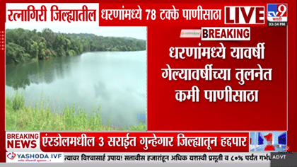 रत्नागिरीत धरणसाठ्यात घट; पाणीसाठा कमी; पाणीबाणीचा धोका कायम.