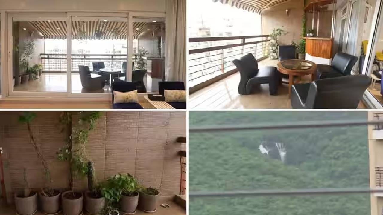 शैलेश लोढा यांच्या घरात अध्यात्म आणि कलेला विशेष स्थान असल्याचं या होम टूरमधून दिसतं. बाल्कनीच्या काचेच्या दरवाजाजवळ देवी सरस्वतीची मोठी आणि सुंदर मूर्ती ठेवण्यात आली आहे. त्याच परिसरात गणपतीची छोटी मूर्तीही दिसते. त्यामुळे घरातील हा कोपरा केवळ सजावटीचा भाग न राहता शांत आणि आध्यात्मिक वातावरण निर्माण करणारा ठरतो.