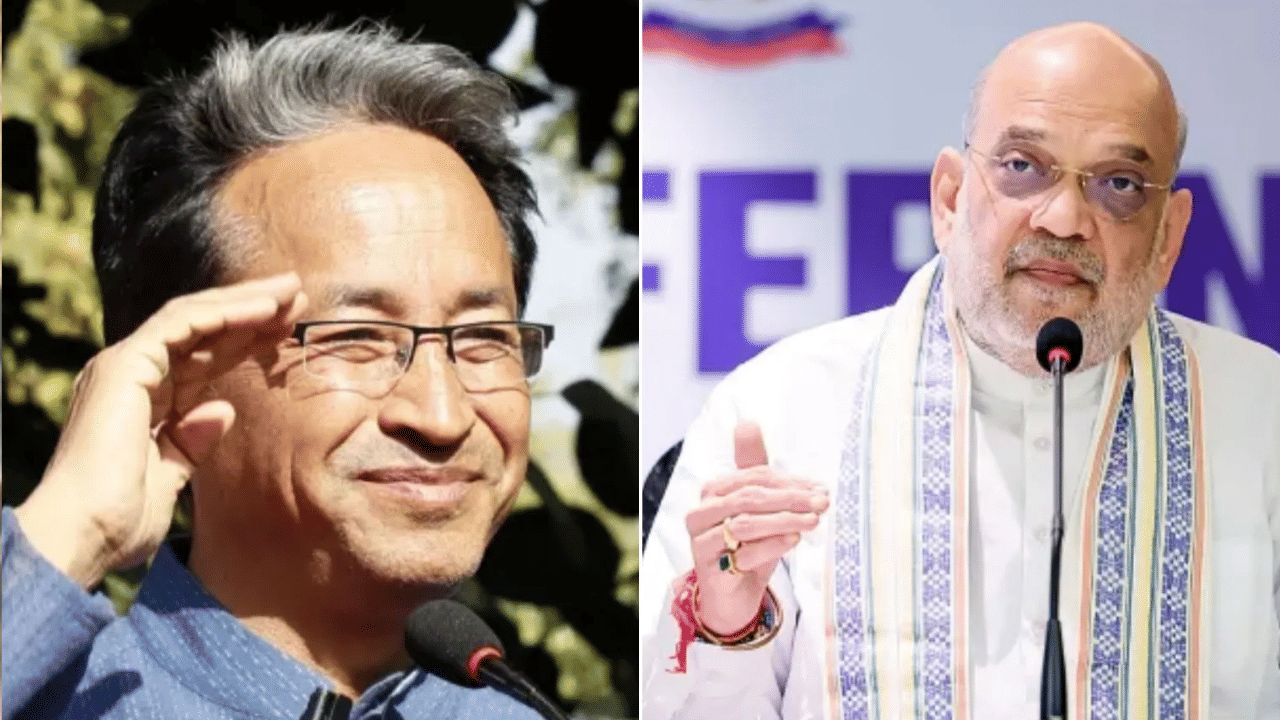Sonam Wangchuk: सोनम वांगचुक यांचा मोठा गौप्यस्फोट, व्यक्त केली एन्काउंटरची भीती, थेट अमित शाहांचं नावं घेत म्हणाले... Sonam Wangchuk: सोनम वांगचुक यांचा मोठा गौप्यस्फोट, व्यक्त केली एन्काउंटरची भीती, थेट अमित शाहांचं नावं घेत म्हणाले...
