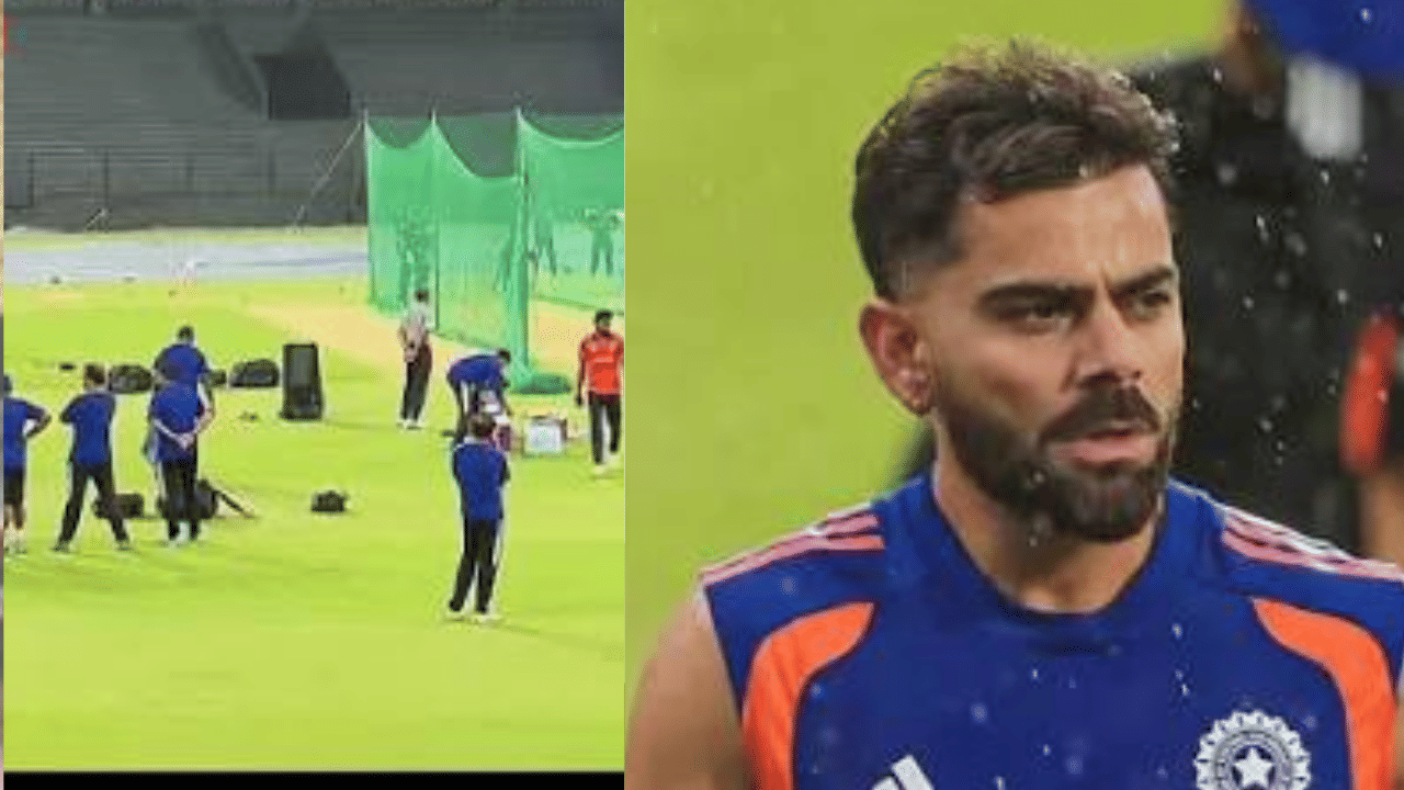 Virat Kohli: प्रॅक्टिस सेशन सुरु असताना विराट आणि गिलच का वाजलं? कोहली थेट अंगावर धावून गेला, Video Viral Virat Kohli: प्रॅक्टिस सेशन सुरु असताना विराट आणि गिलच का वाजलं? कोहली थेट अंगावर धावून गेला, Video Viral